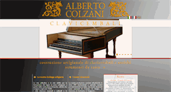 Desktop Screenshot of colzaniharpsichords.com